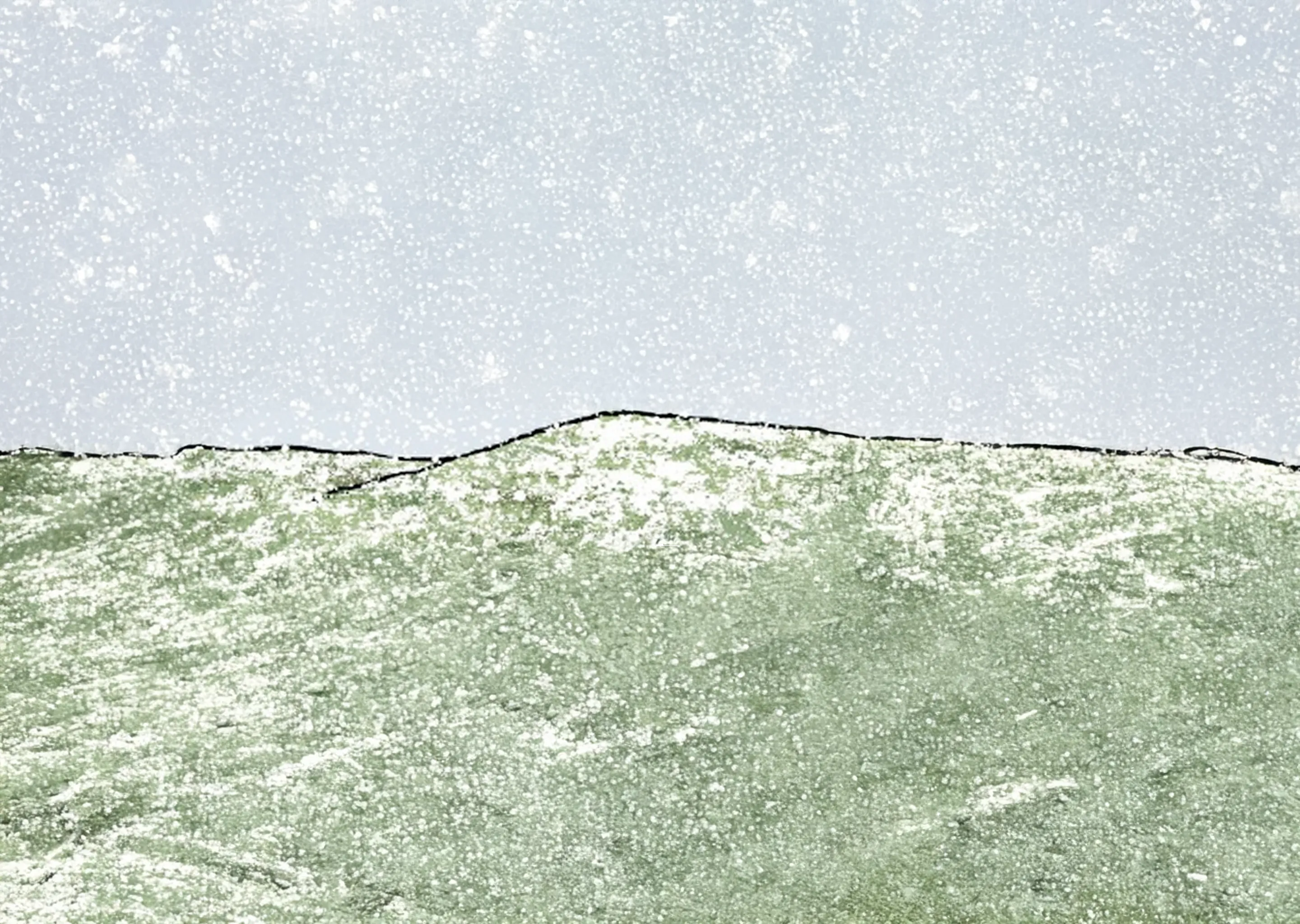 montagne enneigée