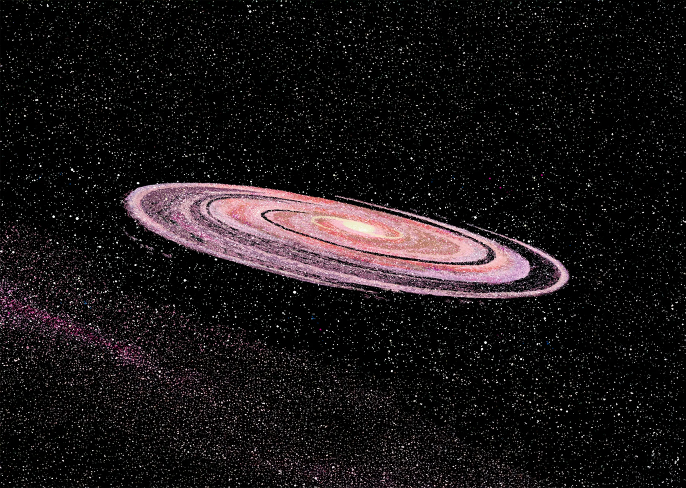 galaxie rose